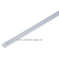 Профиль алюминиевый накладной для светодиодной ленты General 7х16мм L=2000мм 523300 GAL-GLS-2000-7-16