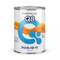 Эмаль ПФ-115 алкидная Formula Q8, глянцевая, 0,9 кг, вишневая