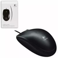 Мышь проводная оптическая USB Logitech B100 (910-003357)