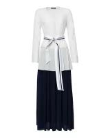 Платье Graviteight D07812036 серый+синий 40
