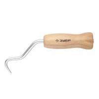 Крюк для вязки арматуры ЗУБР с деревянной ручкой нержавеющая сталь