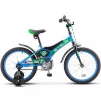 Детский велосипед STELS 16 Jet Z010 (Голубой/Зелёный)