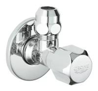 Вентиль угловой GROHE 1/2″-3/8″ для подключения смесителей, хром (2201700M)