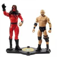 Игровые наборы и фигурки: Фигурки Стив Остин (Steve Austin) и Кейн (Kane) - рестлеры Wrestling WWE, Mattel