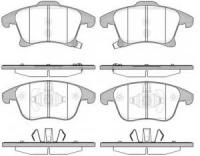 Колодки дисковые передние Remsa 124922 Ford: 1860105 DG9C2K021RC 25591 25592 PCA124922 Ford Mondeo V Turnier. Ford