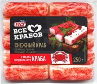 Vici Крабовые палочки с мясом натур краба охл