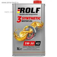 масло rolf 3-synthenic 5w-30 4 л синтетическое моторное