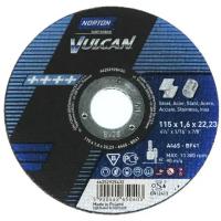 NORTON 66252925432 Круг отрезной Vulcan 115 x 1,6 x 22,23 A 46 S-BF41 мет/нерж