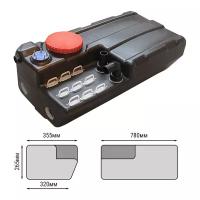 Бак для черных вод горизонтальный 60 литров