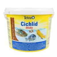 TETRA Корм TetraCichlid Sticks для рыб, гранулы, 10 л