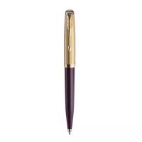 Шариковая ручка Parker 51 DELUXE PLUM GT, цвет чернил черный 2123518