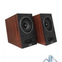 CBR CMS 590 Brown, Акустическая система 2.0, питание USB, 2х5 Вт (10 Вт RMS), материал корпуса MDF, 3.5 мм линейный стереовход, регул. громк., выход н