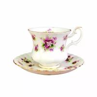 Кофейные пары Фиалки, Royal Albert, Англия