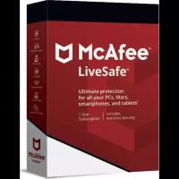 McAfee LiveSafe 1 пользователь 1 год - Россия