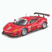 Коллекционная машинка Феррари 1:43 Ferrari Racing 488 GTE 2017 Bburago