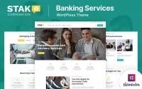 Шаблон Wordpress Stak - Banking, Loan Business and Finance Theme WordPress