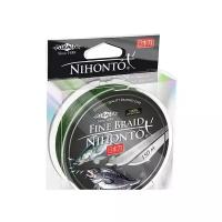 Mikado, Плетеный шнур Nihonto Fine Braid, 150м, 0.18, 14.40кг, Green