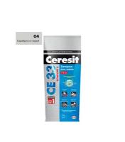 Затирка Ceresit СЕ 33 Comfort №04 серебристо-серый 2 кг