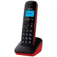 Радиотелефон Dect Panasonic KX-TGB610RUR черный/красный