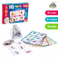 Классические настольные игры Лас Играс KIDS Настольная игра «Умное лото. Новогодние половинки»