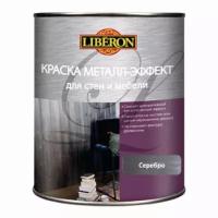 Краска LIBERON 113434, металл-эффект, полуглянец, серебро, 1л