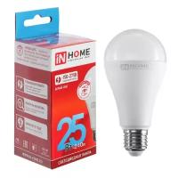 Светодиодные INhome Лампа светодиодная IN HOME LED-A65-VC, Е27, 25 Вт, 230 В, 4000 К, 2250 Лм