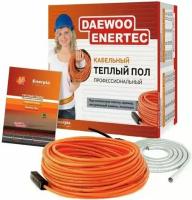 Греющий кабель, DAEWOO ENERTEC, DW25W66L 1650Вт, 15 м2, длина кабеля 66 м