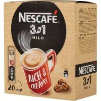 Кофе Nescafe 3 в 1 мягкий раств., шоу-бокс, 20штx14,5г, 1 уп