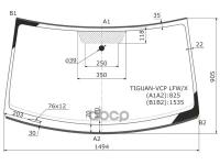 Стекло Лобовое Volkswagen Tiguan 07-16 XYG арт. TIGUAN-VCP LFW/X