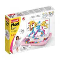 Мозаика Pixel Evo Girl 160 элементов диаметр 10, 15, 20 мм Quercetti