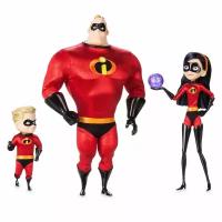 Набор кукол Disney Store Mr Incredible, Violet, and Dash Limited Edition Doll Set, The Incredibles 2 (Дисней Суперсемейка 2 г-н Потрясающий, Вайолет и Даш Лимитированная серия)