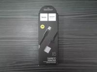 USB дата-кабель HOCO X5 Bamboo MicroUSB, 1м, 2.4A, TPE (черный)