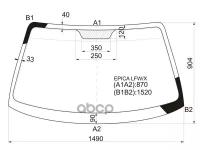 Стекло Лобовое Daewoo Magnus 00-06/Chevrolet Evanda 04-06 /Chevrolet Epica 06-12 XYG арт. EPICA LFW/X