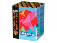 Батарея салютов Огненный цветок ОС6221 Оригами (0,8