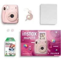 Набор FUJIFILM Instax Mini 11 Pink Geometric Set (камера Mini 11 Pink + картридж 10 снимков + альбом)