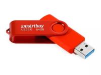 USB Flash Drive 64Gb - SmartBuy UFD 3.0 Twist Red SB064GB3TWR