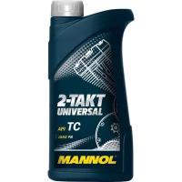 Моторное масло 4-х тактное Mannol 7205 2-Takt Universal минеральное 1 л
