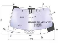 Стекло Лобовое Атермальное + Дд Lexus Es 12-18 (Solar-X Защита От Ультрафиолета) XYG арт. SOLAR-ES-13-L-VCPS LFW/X