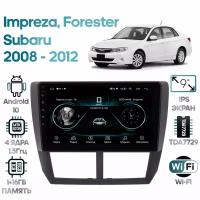 Штатная магнитола Wide Media Subaru Impreza 2008 - 2012, Forester 2008 - 2012 / Android 9, 9 дюймов, WiFi, 1/32GB, 4 ядра