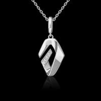 Подвеска PLATINA jewelry из серебра 925 пробы с фианитом (недрагоценные вставки)