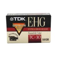 TDK Видеокассета VHS-C TDK E-HG Super Avilyn EC-45 PAL 45 минут