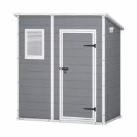 Хозблок Keter Manor Pent 6x4, 175 x 103 x 200,5 см, серый