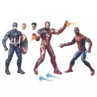 Игровые наборы и фигурки: Набор фигурок Железный человек, Человек Паук и Капитан Америка 