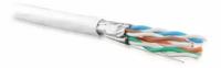 Hyperline Кабель витая пара U/FTP, категория 6a (10GBE), 4 пары (23AWG), UFTP4-C6A-S23-IN-PVC-WH-500