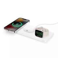 Беспроводная зарядная панель Belkin BOOST↑CHARGE™ PRO 3-в-1 с MagSafe, Белый