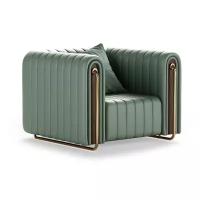 Кресло Fargioli из натуральной кожи, итальянский дизайн