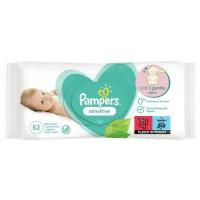 Детские влажные салфетки Pampers Влажные салфетки Pampers Sensitive, детские, 52 шт