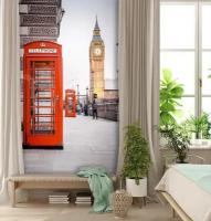 Фотообои Телефонная будка сказочного Лондона 275x184 (ВхШ), бесшовные, флизелиновые, MasterFresok арт 9-441