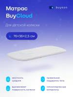 Матрас в коляску buyson BuyCloud для новорожденных, 76x36 см