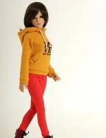 Iplehouse Girl Hoody (Женская толстовка жёлтая для кукол Иплхаус 45 см)